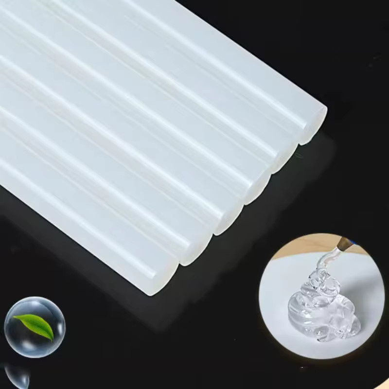 10 Stück transparente Heißklebestifte für DIY und Kunsthandwerk, Durchmesser: 7 mm, Länge: 100 mm - Bild 3