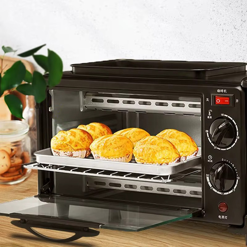 Maiou 3-in-1 Frühstücksmaschine mit Backfunktion und Timer in Schwarz - Bild 4