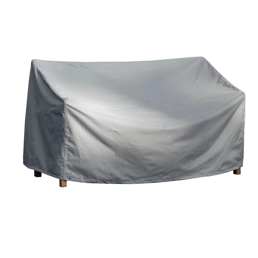 Mehr Garten Premium Gartenbank Abdeckung aus wasserabweisendem PVC in Grau, B/T/H: 133 x 70 x 63,86 cm - Bild 2