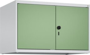 C+P Aufsatzschrank Classic PLUS mit 2 Abteilen aus Stahl, B/T/H: 80 x 50 x 50 cm, Sicherheits-Drehriegel und Soft-Anschlag - Bild 1