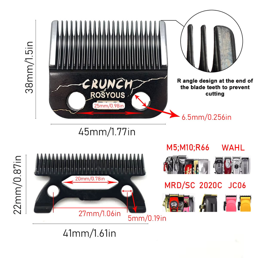 ROSYOUS CRUNCH Blade Haarschneidemaschine - Bild 2