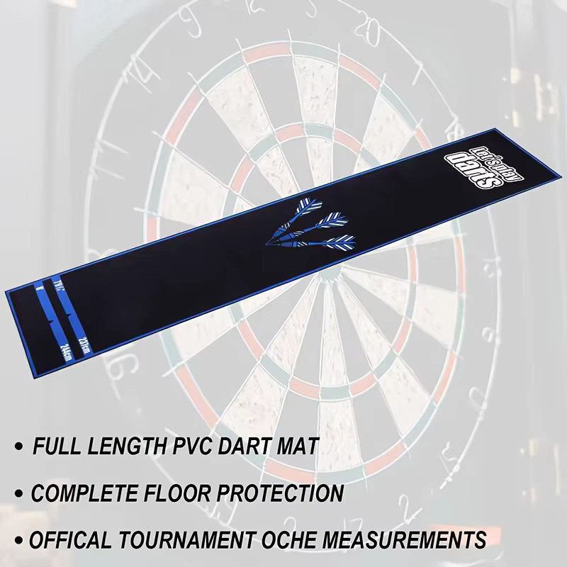 VIKAMA Dartspiel-Matte, Schwarz - Bild 2