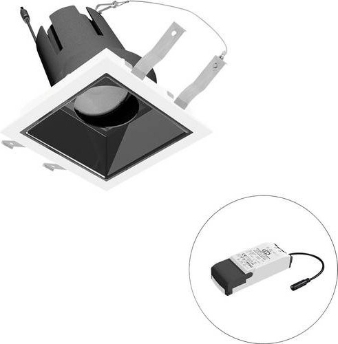 EVN LED-Deckenstrahler F03R09SM1830L24P in Weiß, quadratisch und verstellbar - Bild 1