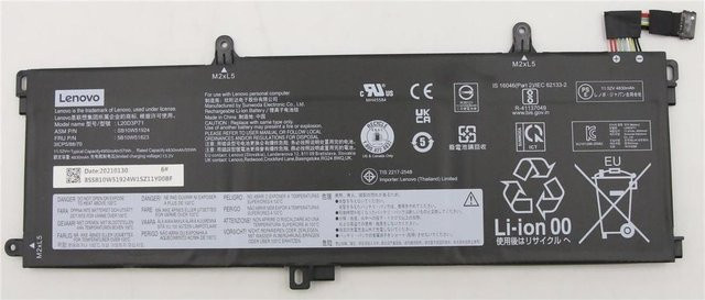 Lenovo Interner Li-Ion Akku 57Wh Schwarz (5B10W51823) - Bild 1