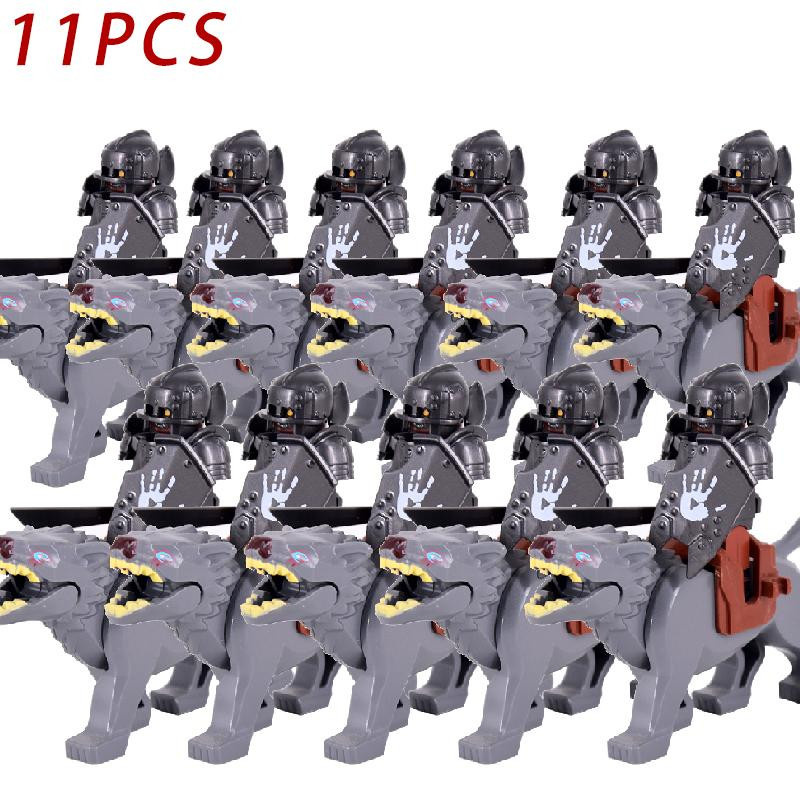LOTR Mittelalterliche Zwergen-Ork-Zauberer Figuren Zubehör Modell Bausteine - Bild 3