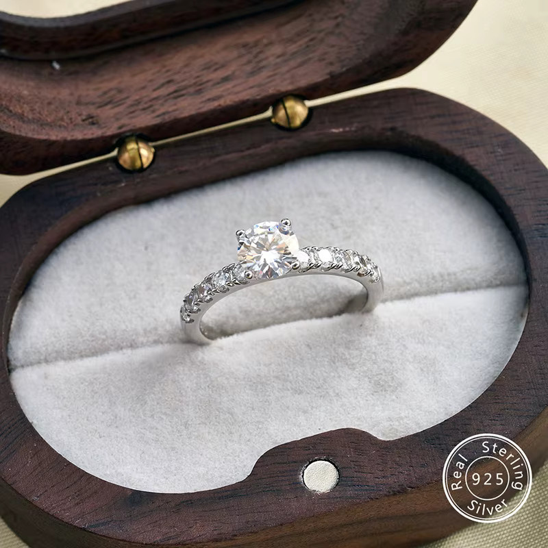 Joyce Kelly Damen-Ring, 925 Silber, Diamant, 1 Karat - Bild 5
