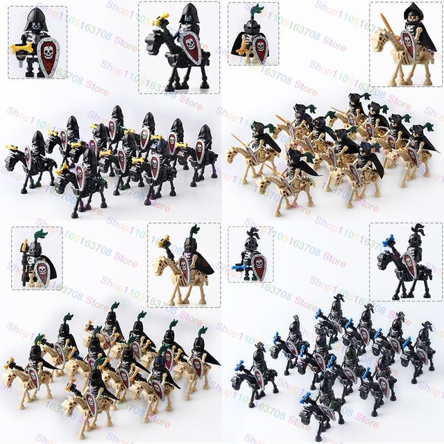 DR.TONG Mittelalterliches Skelett Ritter, Actionfiguren, Kunststoff - Bild 1