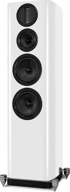 Wharfedale AURA 4 Passive Stand-Lautsprecher Set in Hochglanz-Weiss - Bild 1