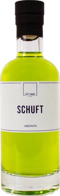 Home 1968 Schuft Absinth, Frucht & Kräuter Spirituose, Deutschland, 55% Vol., 0,2 l - Bild 1