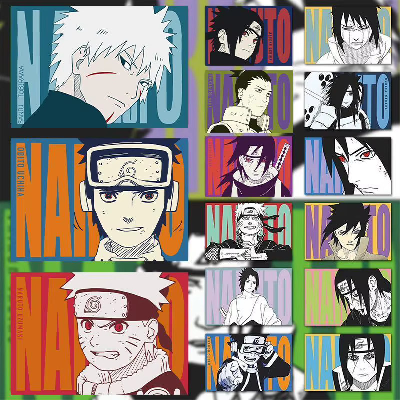 Naruto Uzumaki Cartoon Aufkleber in Multicolour für dein DIY Notizbuch - Bild 2