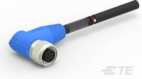 TE Connectivity T4161410008-005 Sensor-Aktor-Steckverbinder konfektioniert blau 2er Pack - Bild 1