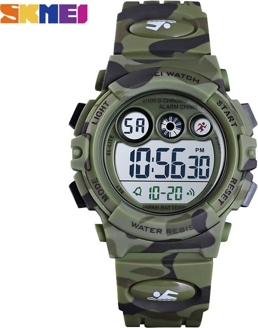 SKMEI Digitaluhr, Kinder, Blau, Kunststoff, 5 ATM, Stoppuhr - Bild 1