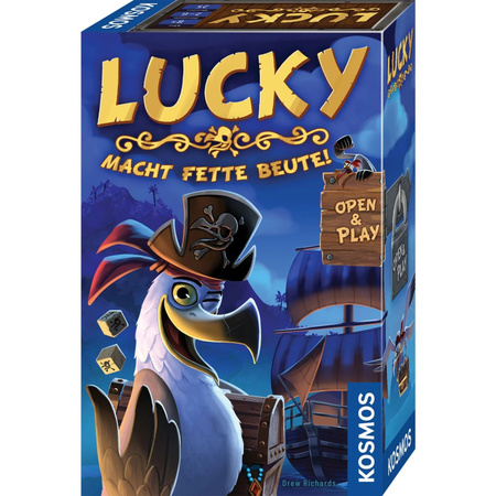 KOSMOS Lucky Würfelspiel für Kinder ab 8 Jahren mit Piraten-Thema