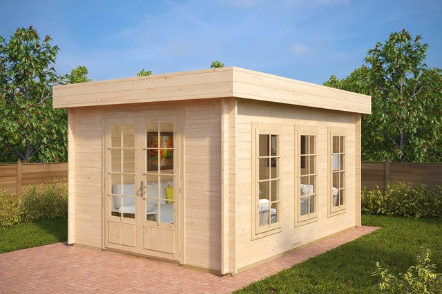 Gartenhaus Jacob B aus Holz, B/T: 4 x 3 m - Bild 1