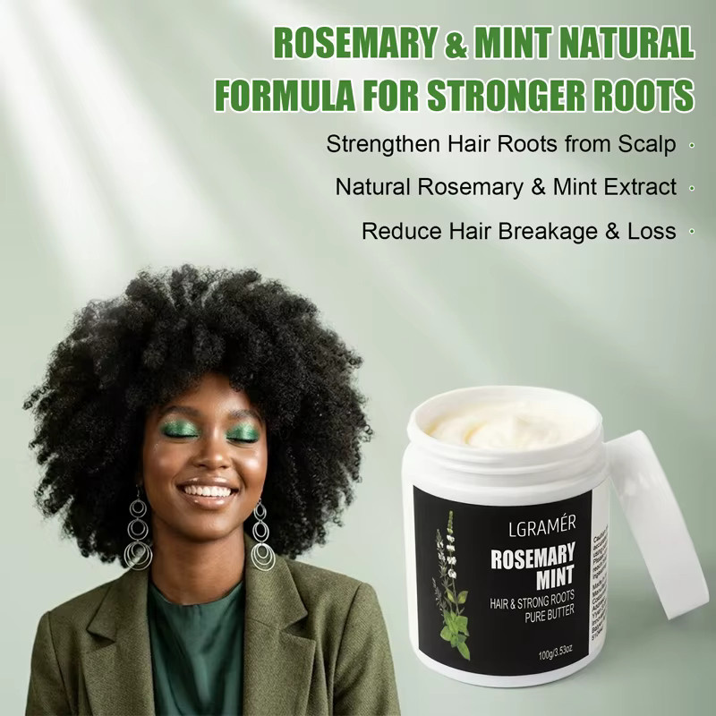 LGRAMER Rosemary Mint Hair & Strong Roots Behandlung, Lockiges Haar - Bild 3