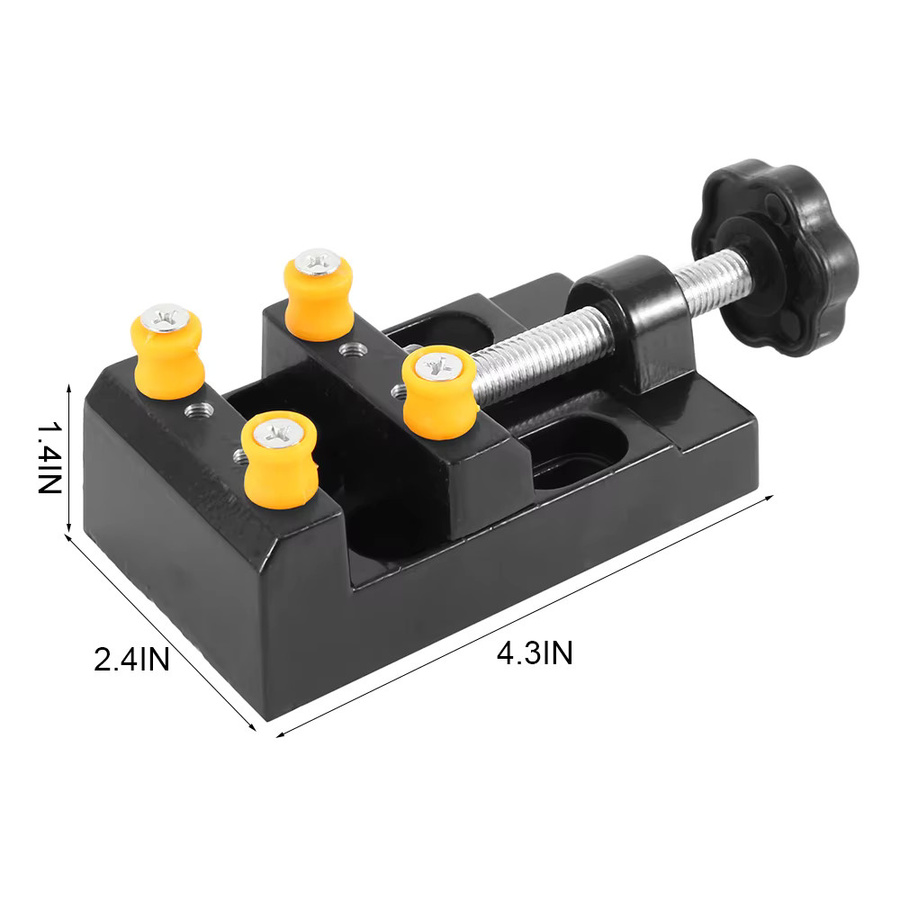 37-teiliges Hands DIY Tragbares Hand-Spiralbohrer-Set mit Miniaturbohrern und Stift-Schraubstock - Bild 3