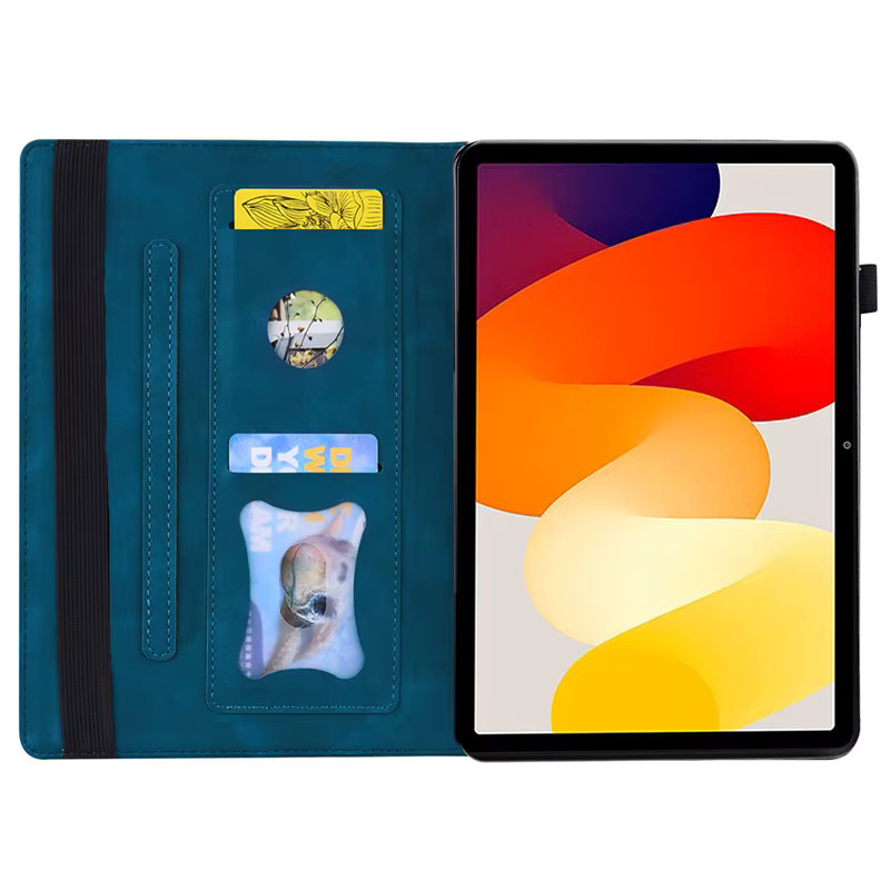 Luxus Brieftasche Standhülle für Samsung Galaxy Tab A11 8,7 Zoll 2025 in Grün - Bild 4