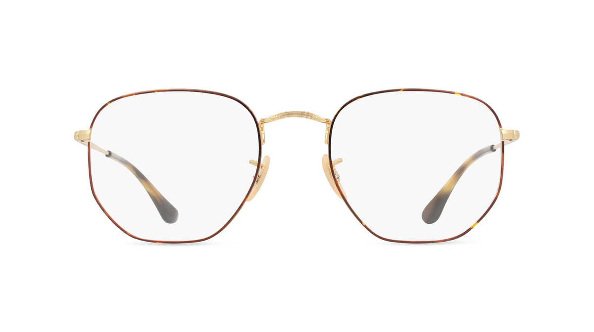 Ray-Ban RX6448 Korrektionsbrille, Vollrand, Quadratisch, Metall, Unisex, Havanna - Bild 1