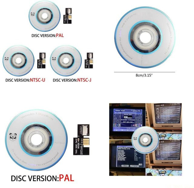 E56B TF-Kartenadapter für Gamecube und SD2SP2 mit vorinstallierten Spielen und MicroSD-Speicher, Multicolor - Bild 1