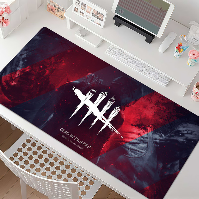 Game D-Dead By D-Daylight Mauspad in Multicolour, rutschfeste Gaming-Schreibtischunterlage mit Gummikante - Bild 1