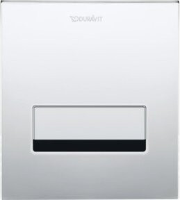 Duravit Betätigungsplatte A2 DuraSystem in Chrom Silber, B/H: 13 x 15 cm - Bild 1
