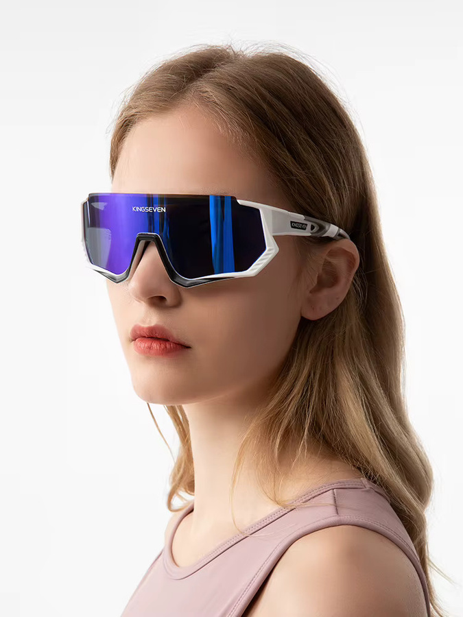 Kings even Sonnenbrille, Sportsonnenbrille, Unisex, Vollrand, Kunststoff, polarisiert - Bild 5