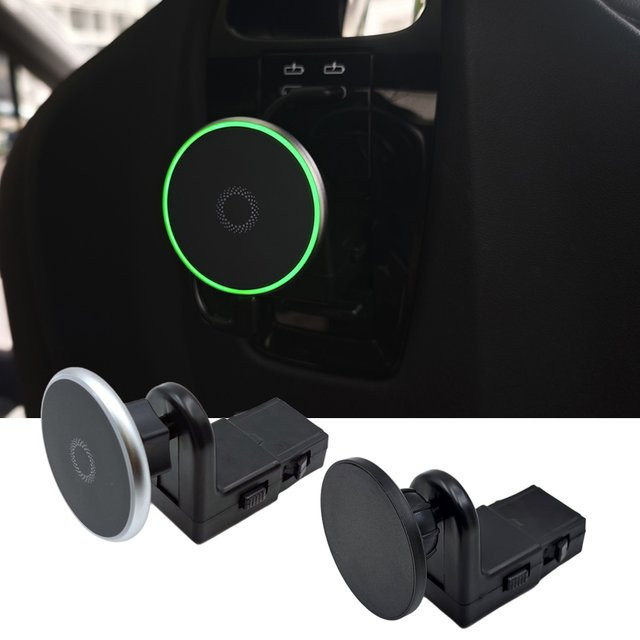 AOSRRUN Magnetische Wireless Ladestation und Smartphone Halterung für BMW iX, X5, X6, X7, 5er, 7er, i5 und X3 in Schwarz - Bild 1