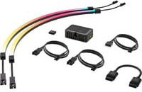 Corsair iCUE LINK LS350 Aurora RGB Light Strip Kit mit Controller, mehrfarbige RGBIC LED-Streifen - Bild 1