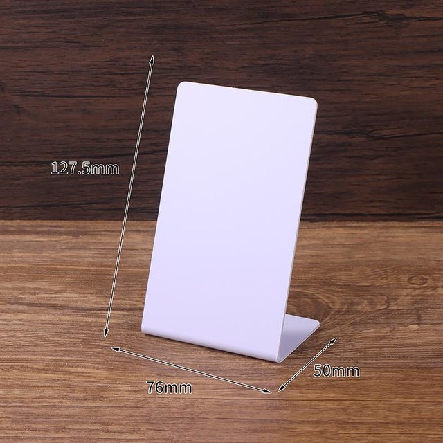 Edith NFC215 Display Ständer für Soziale Medien und Google Bewertungen, Weiß und Schwarz, 76 mm - Bild 1