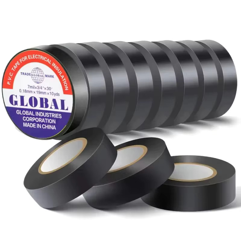 Schwarzes Gummi-Isolierband, hochtemperaturbeständiges und langlebiges Isolierband, 100 m - Bild 2