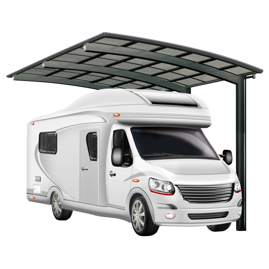 Ximax Einzelcarport Portoforte Caravan Schwarz B/T/H: 270,4 x 495,4 x 348 cm - Bild 2
