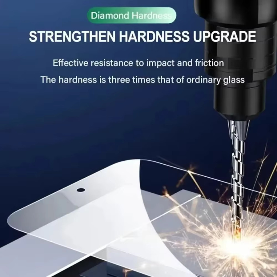 Samsung Schutzfolie aus gehärtetem Glas für S25 Edge, S24 Ultra und S23 FE Plus, transparent, HD Anti-Kratz-Displayschutz mit Fingerabdruck-Entriegelung - Bild 3