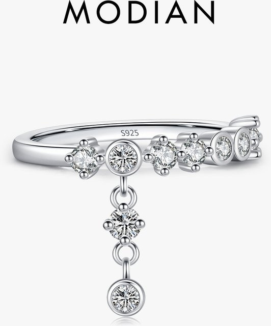 MODIAN Ring, 925 Silber, Zirkonia, Damen - Bild 1