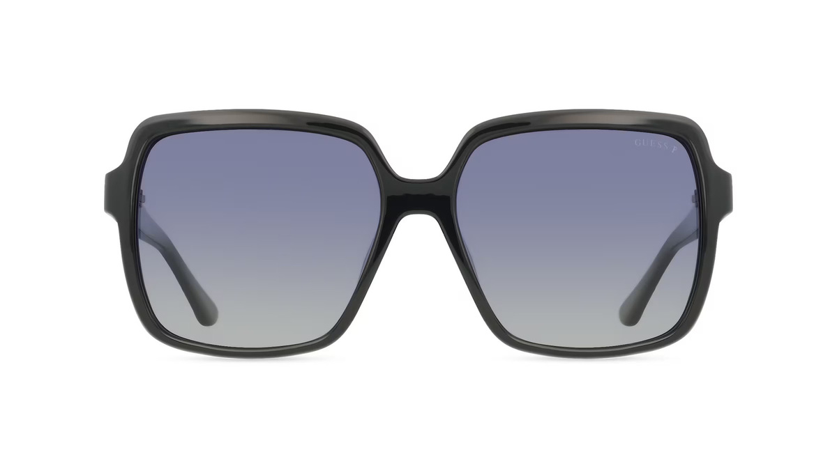 Guess GU00157 Sonnenbrille, Vollrand, quadratisch, Kunststoff, Unisex, schwarz - Bild 1
