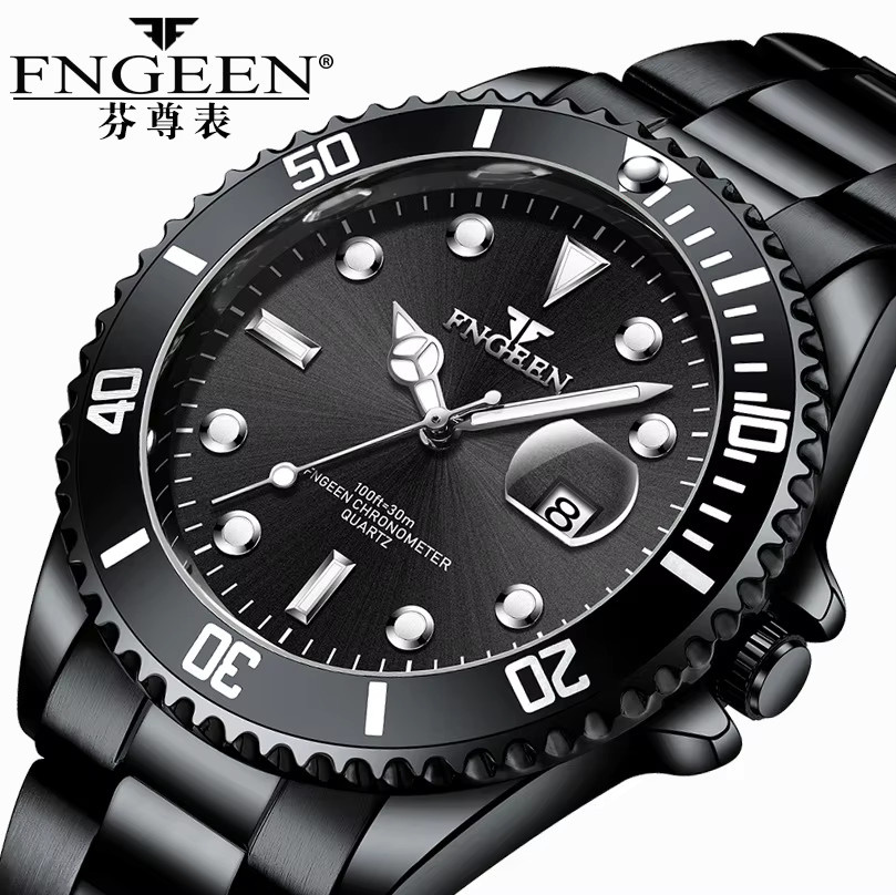 FNGEEN Armbanduhr Quarz, Edelstahl, Silber, Herren - Bild 3