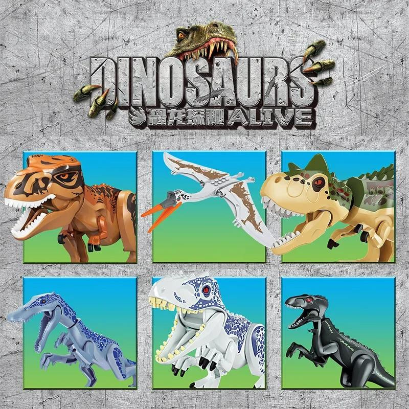 Moc Jurassic Dinosaurier Bausteinmodell Tyrannosaurus Rex Flugsaurier - Bild 2
