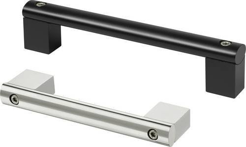 Rohde Gehäuse-Griff A7-13.F140.11 in Silber, Aluminium matt gebürstet, 2er-Set, L: 17,0 cm, B: 2,0 cm, H: 3,9 cm - Bild 1