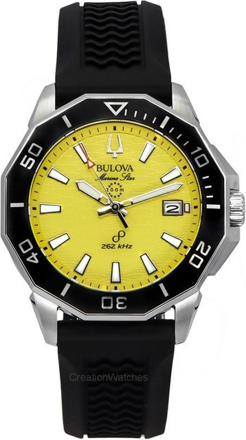 Bulova Armbanduhr, Precisionist Quartz, Edelstahl, Silikon, Herren - Bild 1