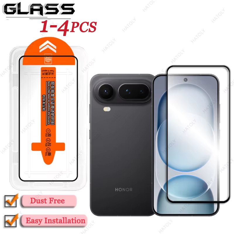 Honor Magic8 Pro Air Displayschutzfolie aus Glas mit Black Edge für eine staubfreie Installation - Bild 2