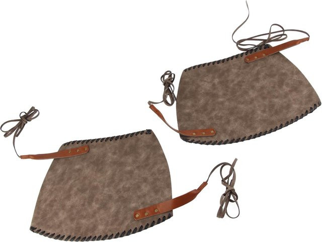 Koogeelife Armband Medieval Vambrace, Künstliches Leder, Brown, Unisex - Bild 1
