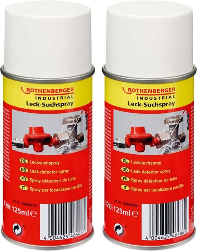 Rothenberger Industrial Lecksuchspray 2er Pack in Rot - Bild 2
