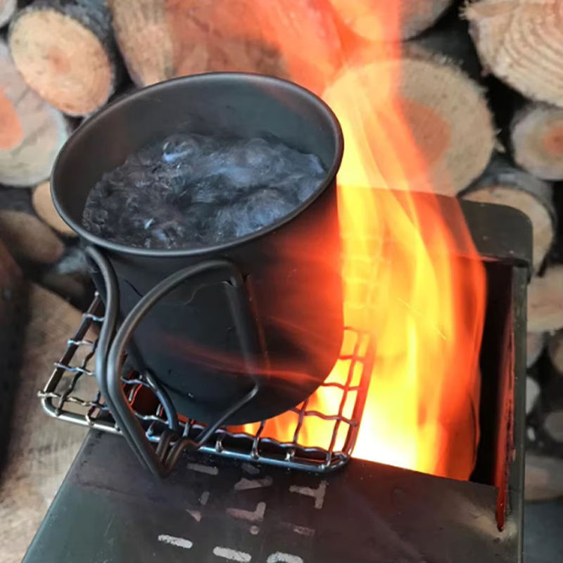 Alloet Edelstahl Camping Grill Rost Mesh Pads in Silber für Outdoor-Aktivitäten und Picknick - Bild 3