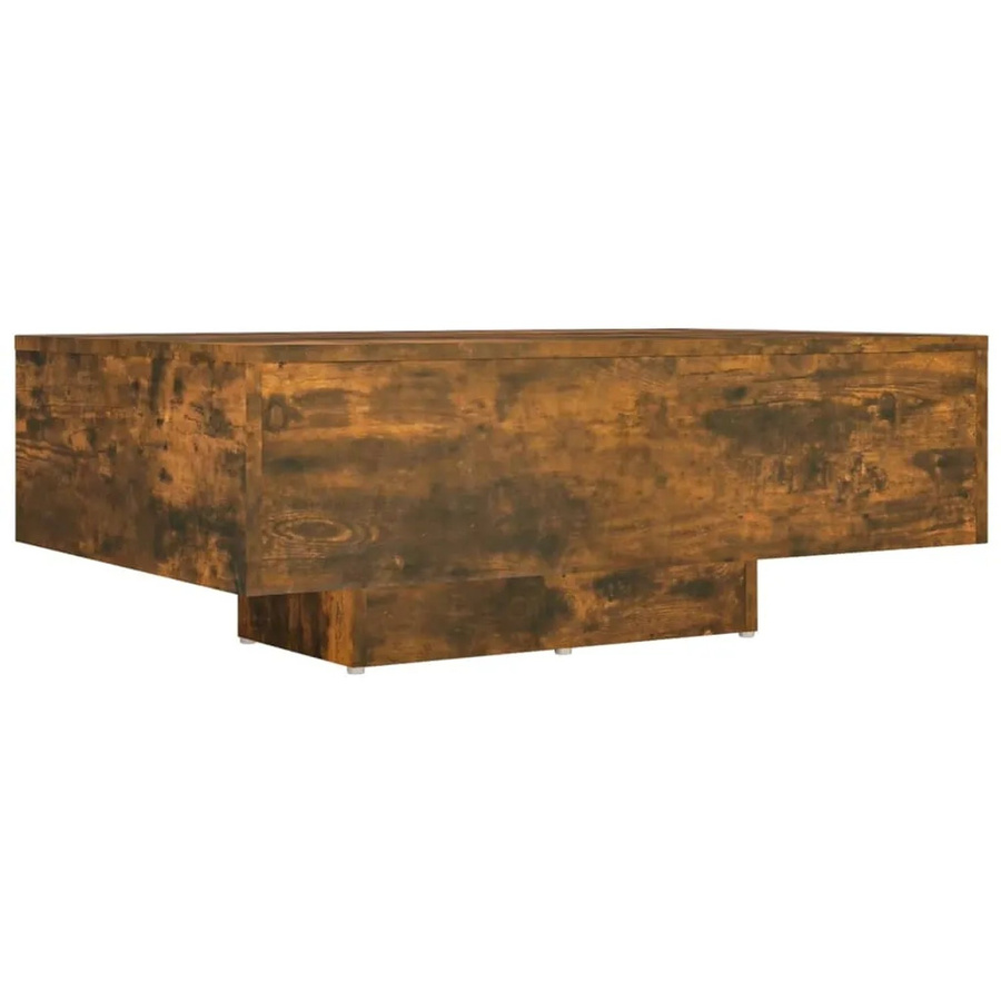 vidaXL Couchtisch modern in Räuchereiche, B/T/H: 85 x 55 x 31 cm - Bild 2