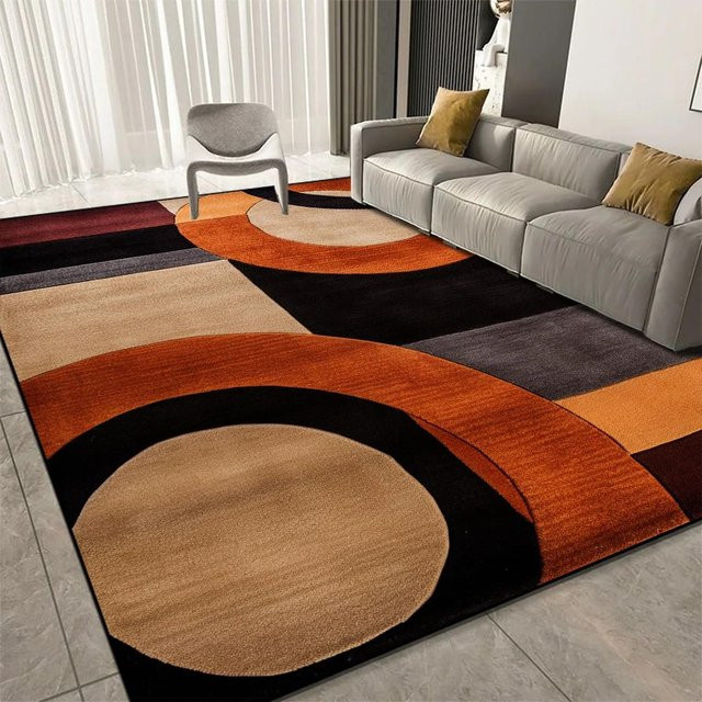 Karpetti Geometrischer Teppich in Mehrfarbig, Modern und Rutschfest, B/T: 200 x 250 cm - Bild 1