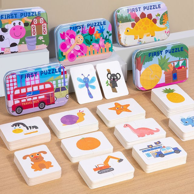 Tlewj Erkenntnis Puzzle, Fahrzeuge, Obst, Tiere, Bunt / Mehrfarbig - Bild 1