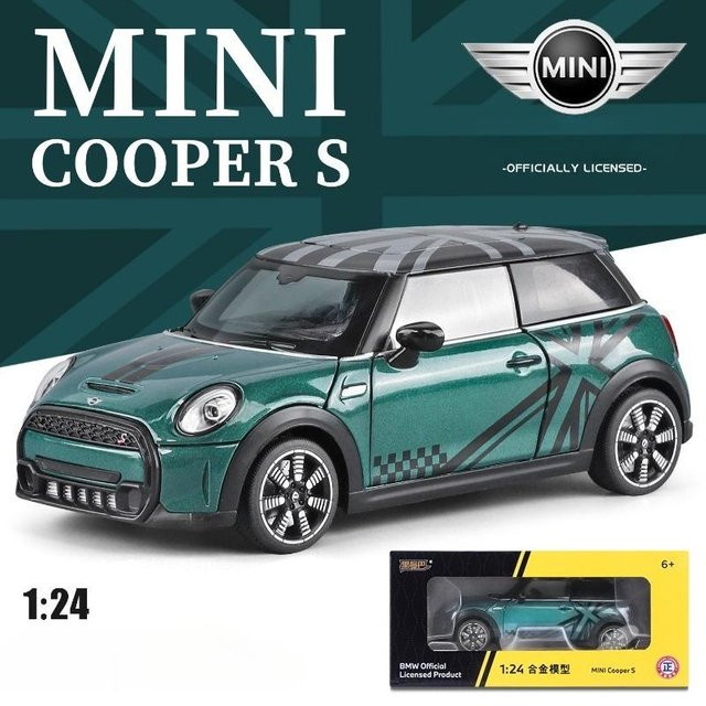 Linyi toy car Mini Cooper Modellauto, 1:24, mit Licht und Ton, ab 14 Jahren - Bild 1