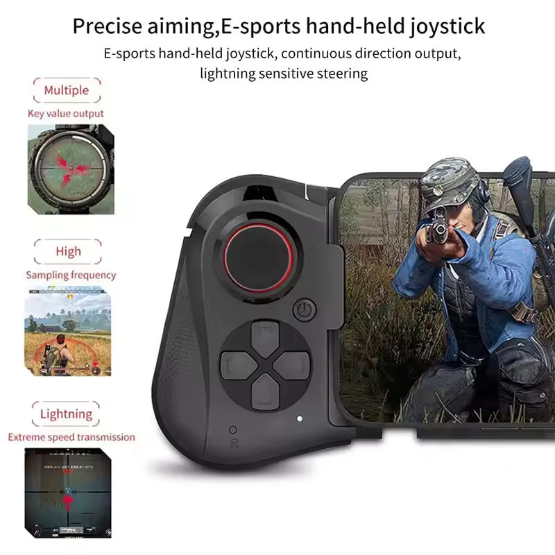 AyeBeau Bluetooth Gamepad Controller für iPhone und Android Smartphones in Schwarz - Bild 6