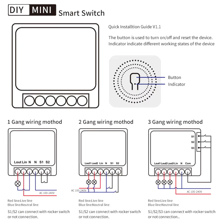 Tuya ZigBee 3.0 Smart Switch Modul 16A in Weiß für Smart Home DIY Relais mit App und Sprachsteuerung für Alexa und Google Home - Bild 2