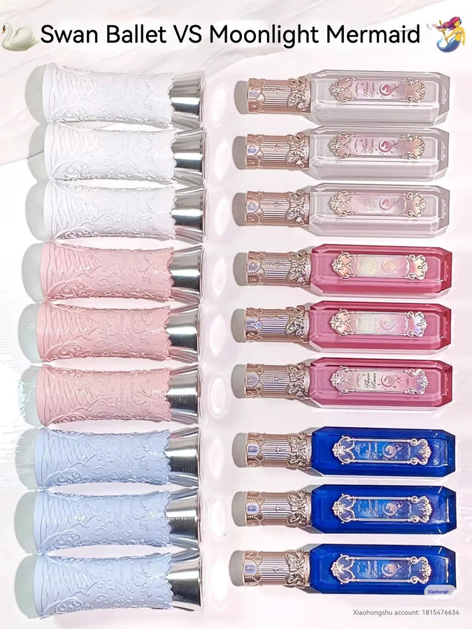 Flower Knows Moonlight Mermaid Swan Ballet Lippenstift, Glänzend - Bild 3