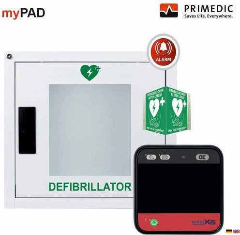 MEDX5 myPAD-A Defibrillator mit LCD-Farbbildschirm in Schwarz - Bild 1